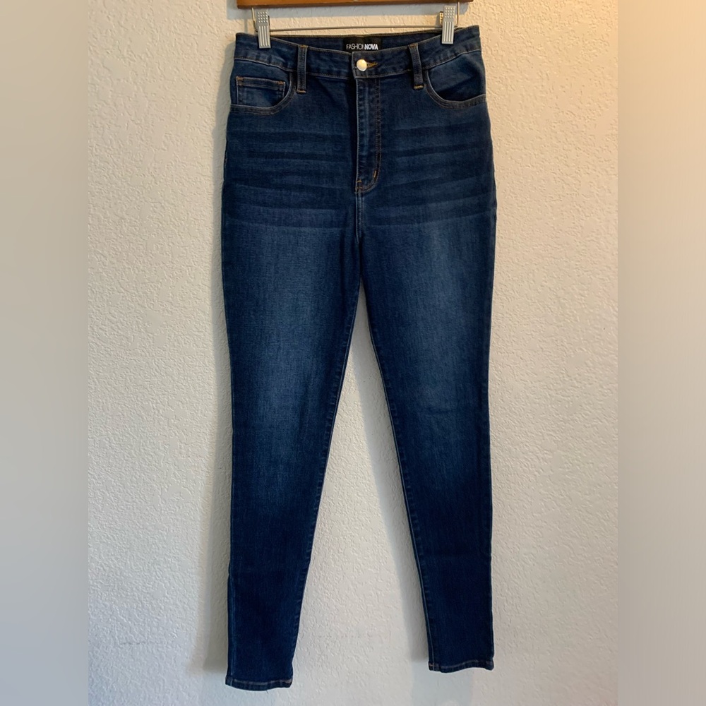 Topshop Dark Blue Women's Jeans